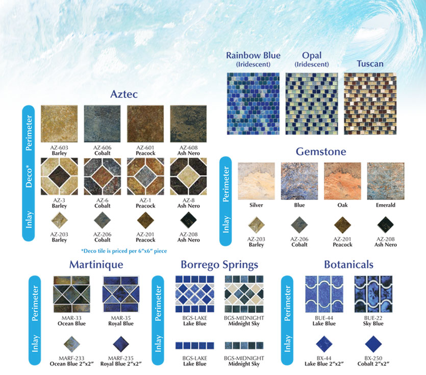 tile and inlays blue hawaiian pools of michigan