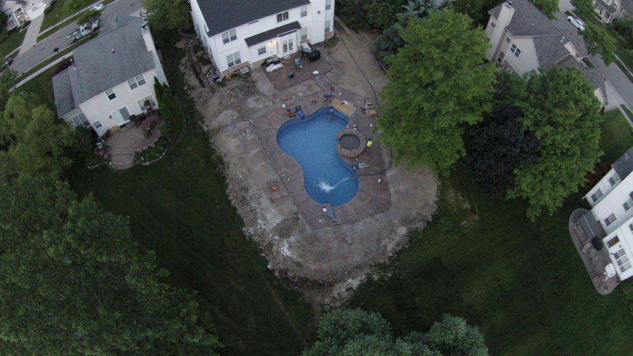 inground pool contractor mid michigan fenton clarkston installation 007