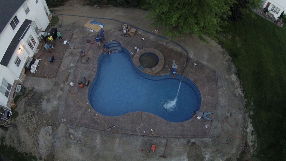 inground pool contractor mid michigan fenton clarkston installation 002