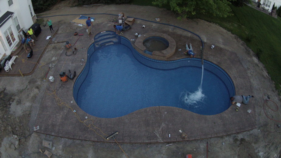 inground pool contractor mid michigan fenton clarkston installation 003