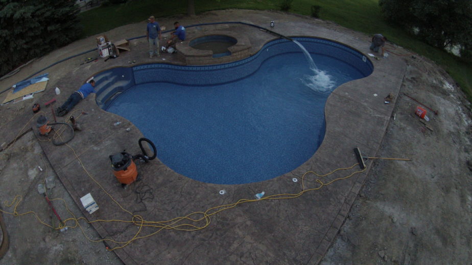 inground pool contractor mid michigan fenton clarkston installation 004