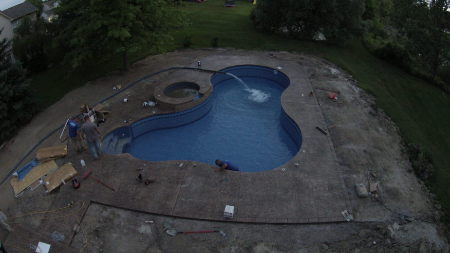 inground pool contractor mid michigan fenton clarkston installation 006