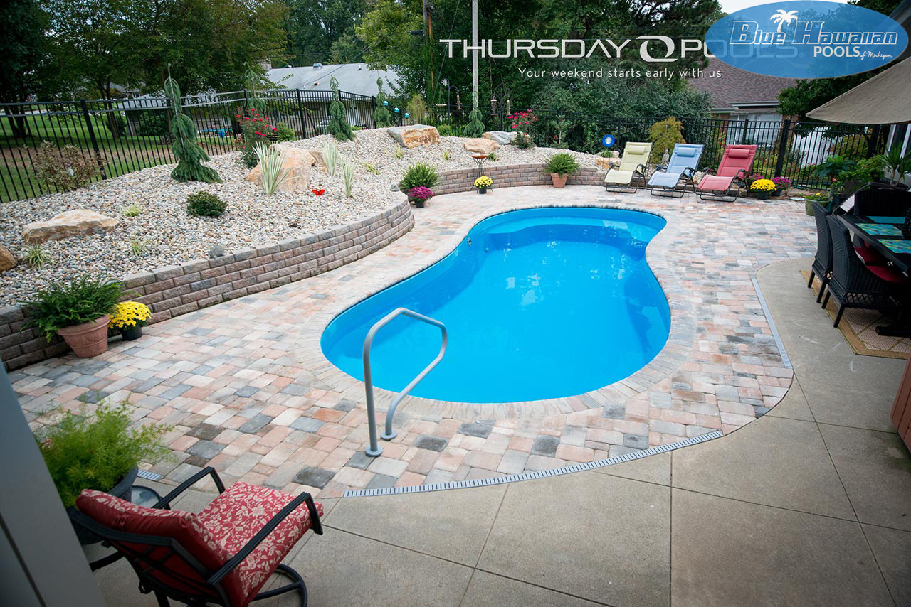 Ingraound Shell Pool michigan inground pool contractor installation titus pool shell ...