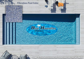 sapphire blue g3 fiberglass pool swatch blue hawaiian pools of michigan image