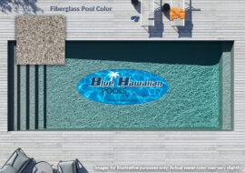 shale gray g2 fiberglass pool swatch blue hawaiian pools of michigan image