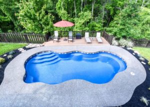 Bermuda fiberglass swimming pool image