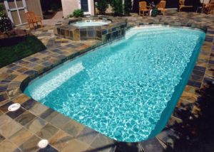 Carmel fiberglass pool spa tile