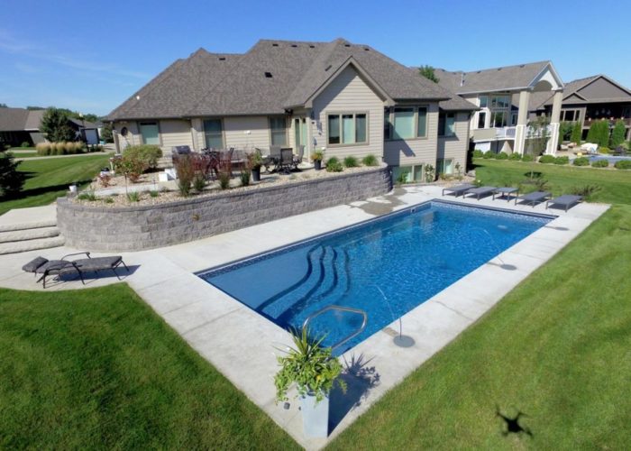 fiberglass pool rectangle