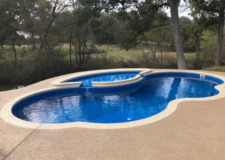 gemini fiberglass pool blue hawaiian pools of michigan image