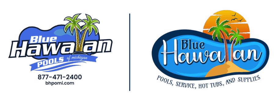 Blue Hawaiian Pools of Michigan Logo